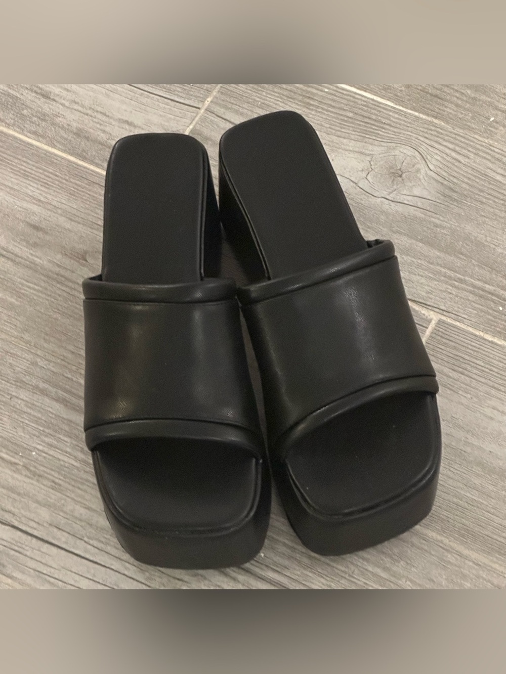 SHEIN platform sandals size 8